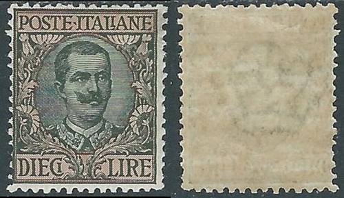 1910 regno floreale lire - lire, mh