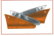 COPPIA FANALI LATERALI LENTI VETRI FRECCE ARANCIONE APRILIA SR 50 REPLICA P 187