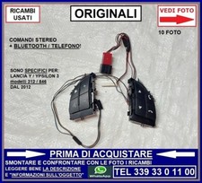 COMANDI RADIO STEREO BLUETOOTH VOLANTE TELEFONO LANCIA Y YPSILON 3 MOD 312 846