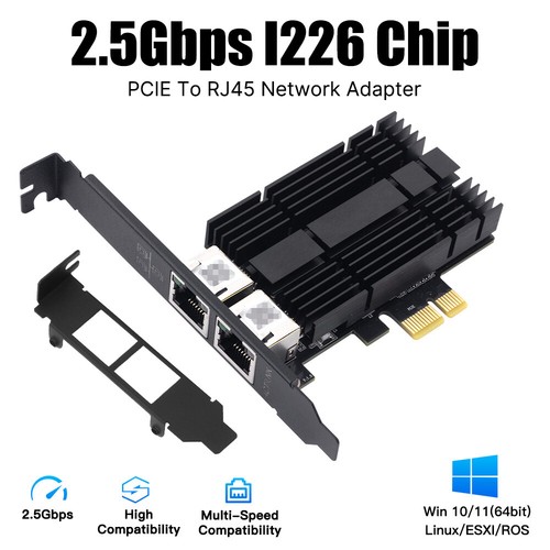 Scheda rete pcie doppia - pcie,