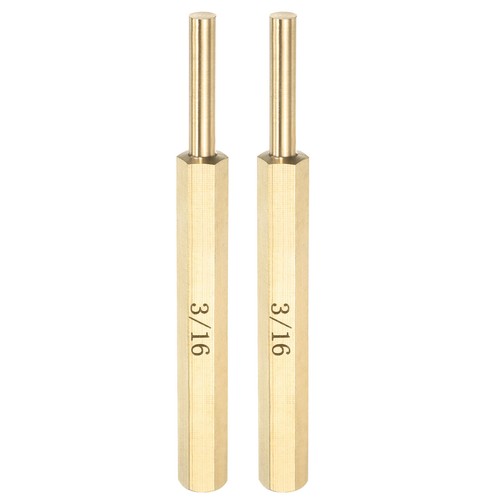 2pcs brass punch - punch, 3/16"