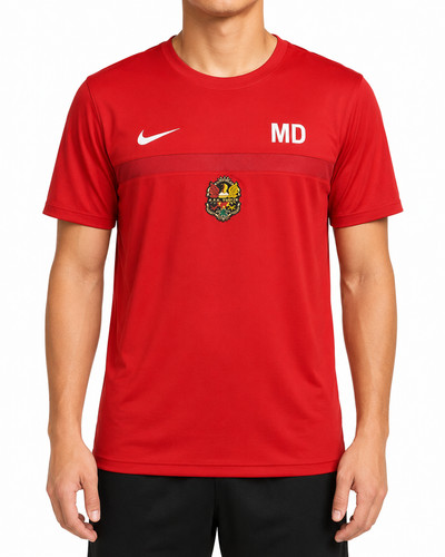 Shirt nike dri fit rossa - rossa, da
