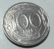 Moneta Repubblica Italiana 100