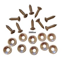 Kit viti e sottoviti chiare fissaggio tappeto moquette Fiat 500 d'epoca