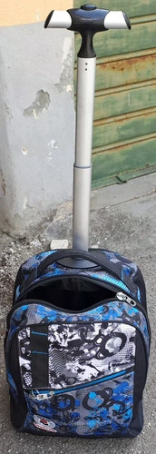 Zaino trolley scuola - trolley, blu