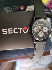 Orologio Sector 660 R32517003 Nuovo Con Cinturino In Pelle Nero
