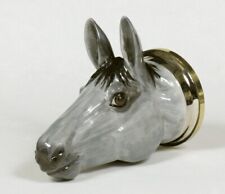 Coppa staffa cavallo Staffordshire inglese, porcellana bosa fine