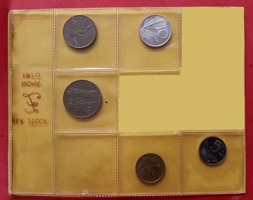 Set 1970 monete - 5, 100