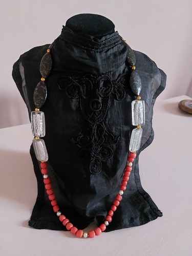 Collana corallo giapponese - collana,