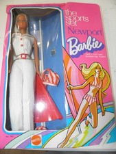 Barbie Newport 1974 come nuova in scatola con accessori parte dello sport per Laura