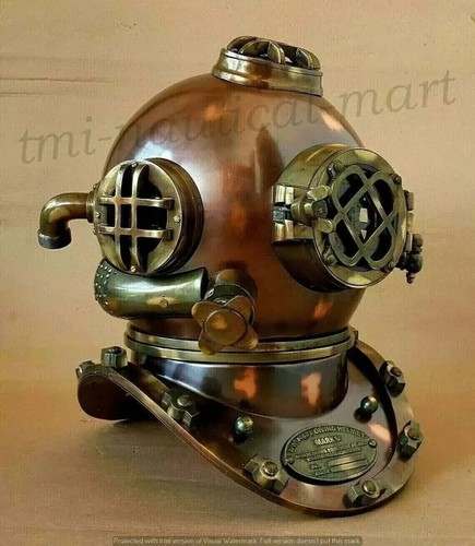 Antico casco subacqueo - , 18''