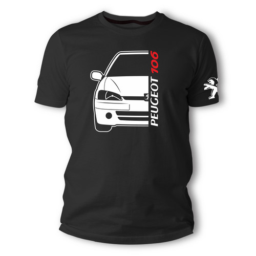 Shirt unisex peugeot 106 - t-shirt,