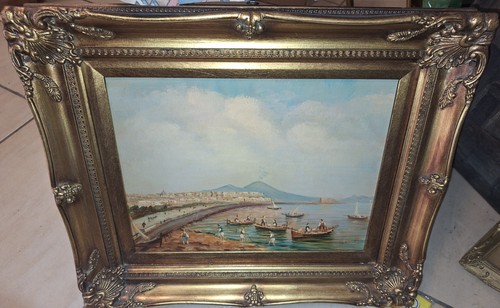 Dipinto olio tela - ad, su