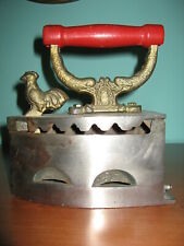 Antico ferro da stiro in ghisa, anni '60-'70