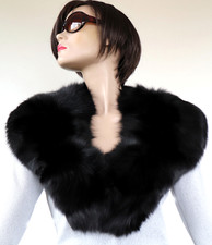 Pelliccia Sciarpa Volpe Blu