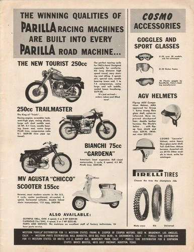 Scooter parilla 250 - scooter, tourist