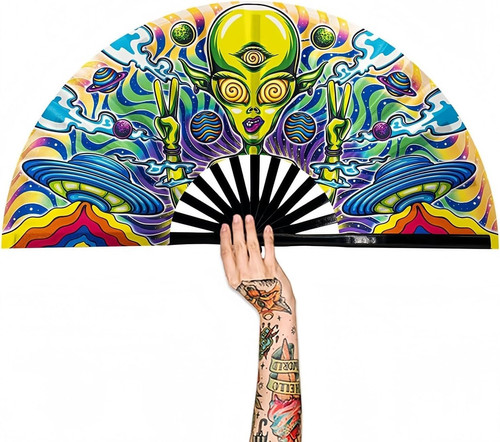 Alien glow rave pieghevole - alien,