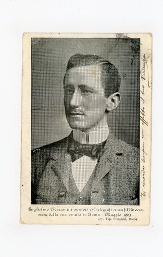 Cartolina guglielmo marconi - -,