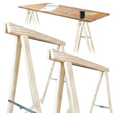 NATURAL-WOOD COPPIA Cavalletti