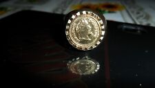 ANELLO  metallo color oro con effige NAPOLEONE III IMPERATORE  mis. 19