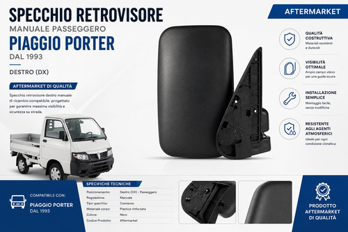 Piaggio porter specchio - piaggio,