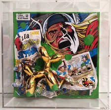 Quadro Pop Art fumetti Fake Collection THOR di Sara Arnaout- balloon dog in teca