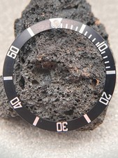 #1607 ORIGINALE ROLEX 14060 FAT FONT INSERTO LUNETTA INSERTO LUNETTA INSERTO INTARSIO