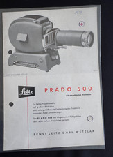 #A0664-Leica Leitz PRADO 500 istruzioni
