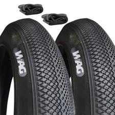 2 COPERTONI 20 X 4.0 + CAMERE D'ARIA COPPIA PNEUMATICI SLICK FAT-BIKE 20''