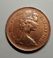 Moneta da 2 NEW PENCE 1980