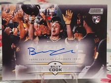 Billy Cook RC On-Card Auto -
