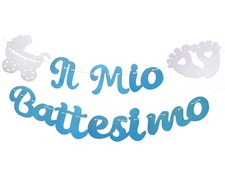 MKISHINE Striscione Battesimo