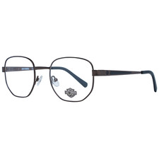 Harley-Davidson Montature Occhiali Uomo Gunmetal Metallo Tondo HD0881 009 50mm