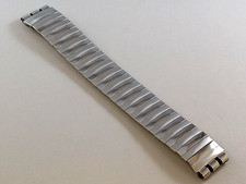 Cinturino tipo Swatch in acciaio Inox estensibile passo Irony ansa 19mm