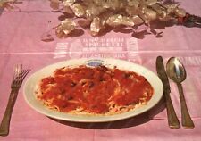 AMATRICE Rieti Ristorante Roma Bucci Alfonso Spaghetti all'Amatriciana Cartolina