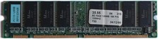 SINGOLO MODULO DI MEMORIA SDR SDRAM PC 133 - 128 Mb -168 PIN - PER VINTAGE PC