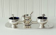 Antico set spezie argento