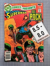 DC Comics Presents #10 (1979) VF/NM– 8.5–8.0 – Superman & Sgt. Rock