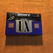 1 x cassetta Sony UX 60, IEC