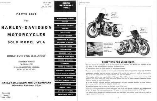 Harley davidson wla - harley, military