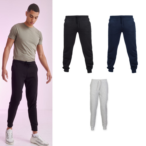 Men slim cuffed jogger - sf,