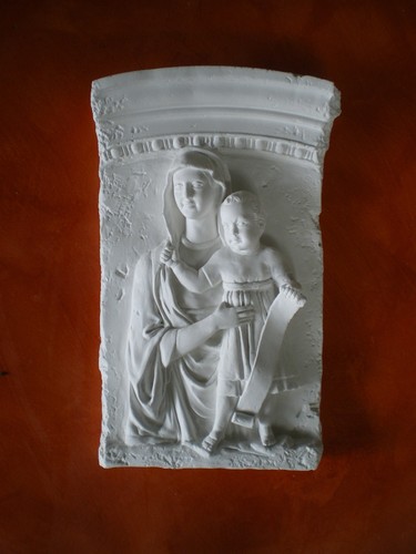 Bassorilievo gesso bianco - bassorilievo,