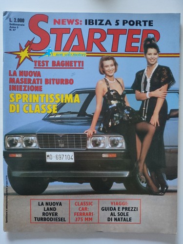 Rivista starter anno 47 - anno, n