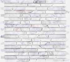 Piastrelle Mosaico Cucina Marmo Pietra Bianco Carrara Optik 40-brick2000_F 10