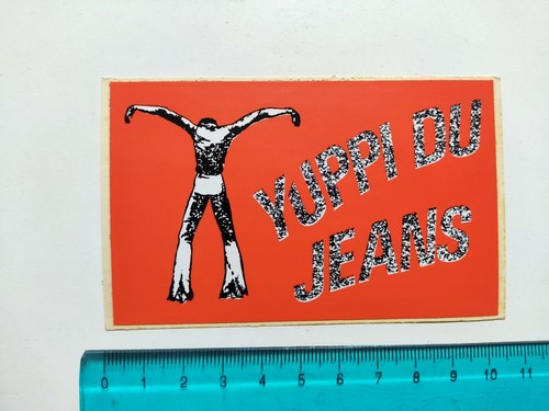 Adesivo yuppi jeans adriano - adesivo,