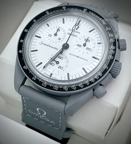 Omega swatch speedmaster - x,