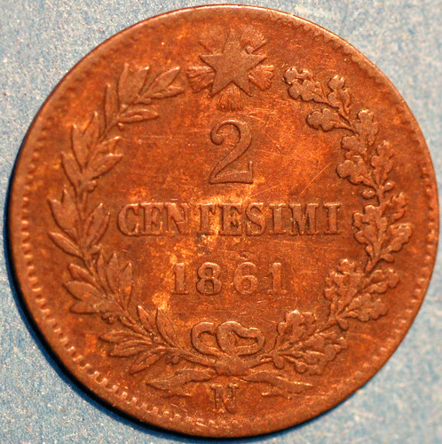 Italia centesimi 1861 n - centesimi,