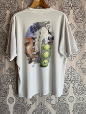 T-shirt maglietta grafica tennis vintage anni 90 Nike Chalenge Court Andre Agassi uomo L