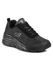 SKECHERS SCARPE DONNA MEMORY FOAM FASHION FIT - BOLD BOUNDARIES (12719BBK-NE)