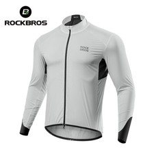 ROCKBROS Maglia Ciclismo Maniche Lunghe Traspirante Antivento Unisex Bici Cappotto Antivento